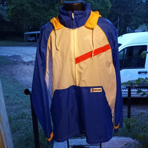 Vintage Sea Gear Windbreaker Jacket size XL Sea Gear light Jacket size XL - Picture 4 of 4
